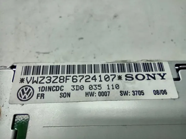 Trocador CD OEM 3D0035110 para VW Phaeton 3D image 5