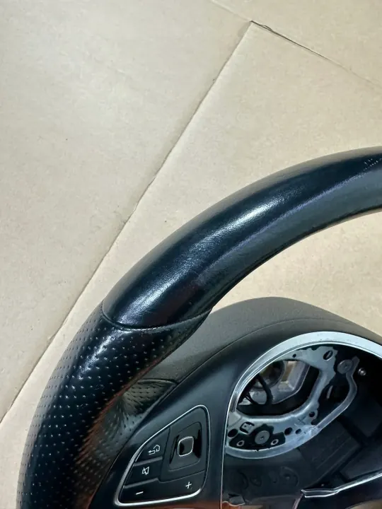 Volant cuir Mercedes W213 OEM A0004607103 multifonction image 6