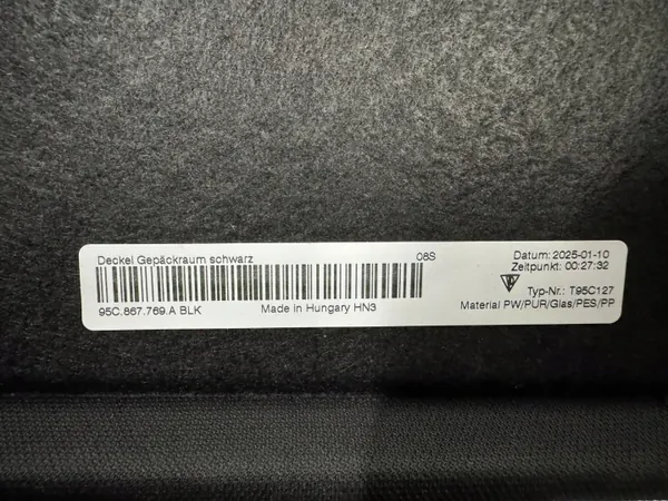 Porsche Macan II Heckablage OEM 95C867769A image 3