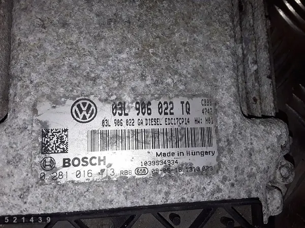 ECU Skoda Superb B6 OEM 03L906022TQ 2000 Diesel image 4