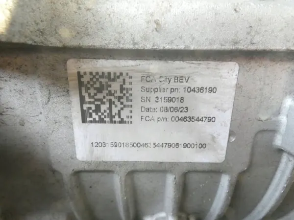Begagnad Fiat 500E elmotor växellåda OEM 46348460EV image 3