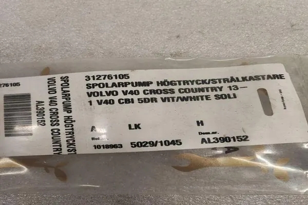 Ajovalopesurin pumppu VOLVO V40 CROSS COUNTRY image 4
