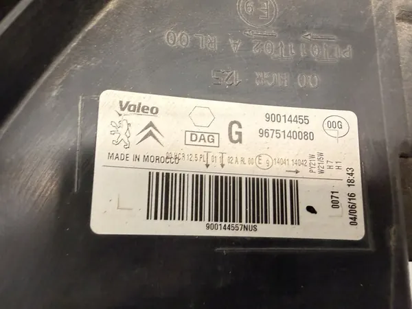 C-Elysee II faro delantero izquierdo 9675140080 image 6