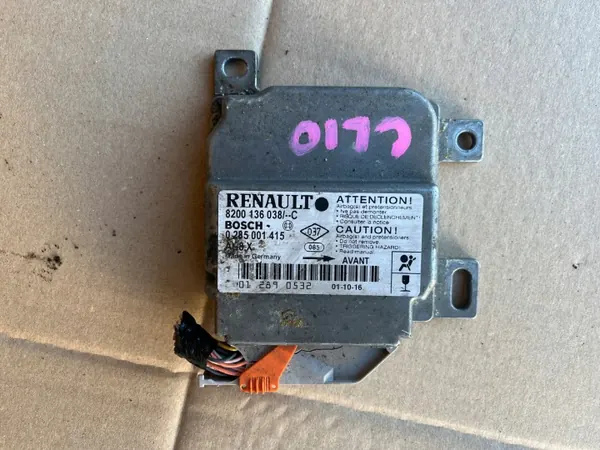 Módulo Sensor Airbag OEM 8200136038 para Renault Clio II image 2