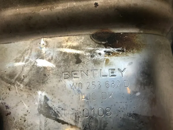 Bentley GT GTC Terminal de escape OEM 3W0253682D image 4