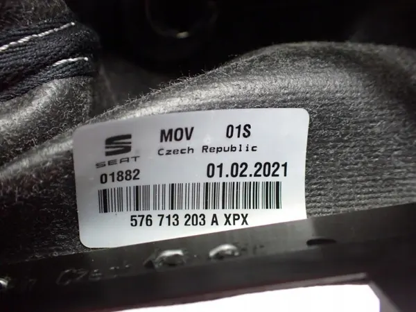 Pomo de cambios DSG cuero OEM 576713203A usado image 6