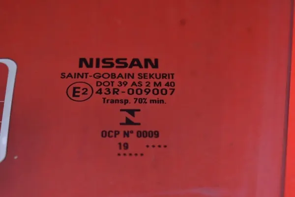 Janela lateral esquerda dianteira OEM mamAUTO-1056345- Nissan Leaf image 4
