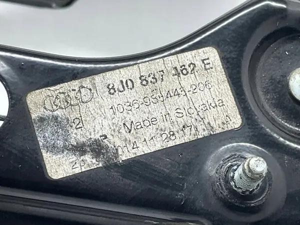 Mecanismo de vidro elétrico direito Audi TT 8J 8J0837462E image 2