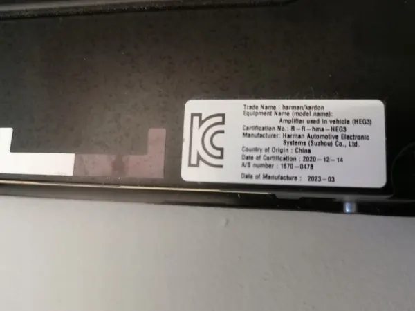 Kia Niro II 22- Versterker OEM FXGHRY image 3