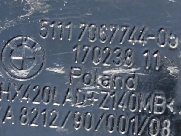 BMW 6 F06 F12 F13 7 F01 F02 Puskuri Tuki 7067744 OE image 3