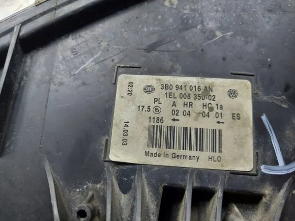 Rechter Frontscheinwerfer OEM 3B0941016ANKASACJ VW Passat image 5