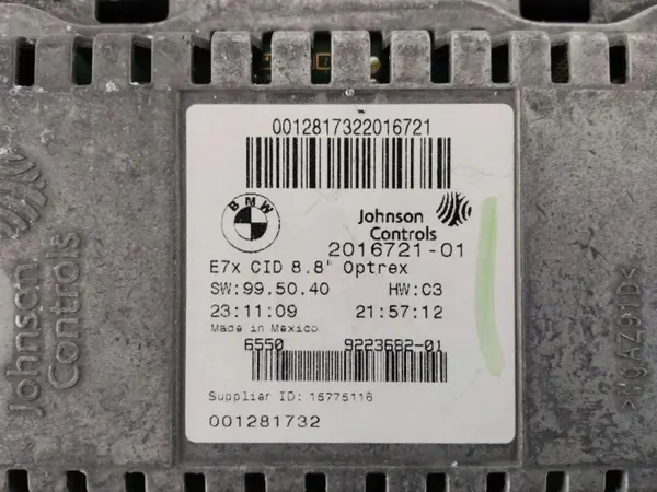 Écran de navigation BMW X5 E70 OEM 9223682 image 4