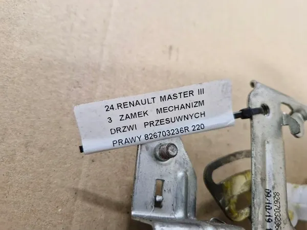 Renault OE Skjutdörrslås 826703236R image 5