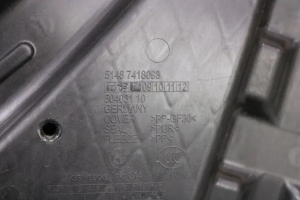 Suporte de isolamento de porta BMW 8' G14 G15 M8 7418093 image 3