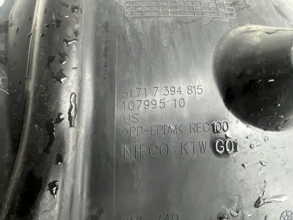 BMW X3 X4 G01 G02 Etu Vasemman Lokasuojan 7394815 image 7