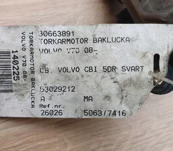 VOLVO V70 III Heckwischermotor 2007-2016 53029212 image 3