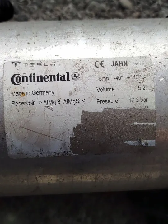 Réservoir de suspension pneumatique Tesla Model S 600640800a image 4