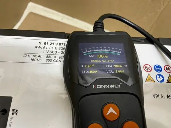 AGM-akku OEM 9878492 92Ah 850A BMW:lle image 6