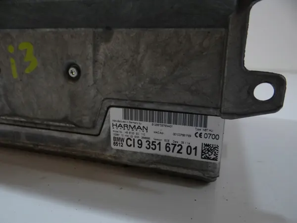 Unidad de Radio Navegación BMW OE Usada OEM 9351672 image 3