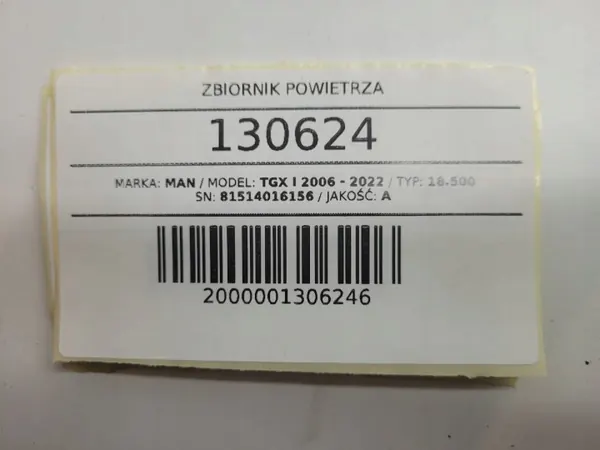 Luftbehälter OEM 81514016156 für MAN TGX I - Gebraucht image 9