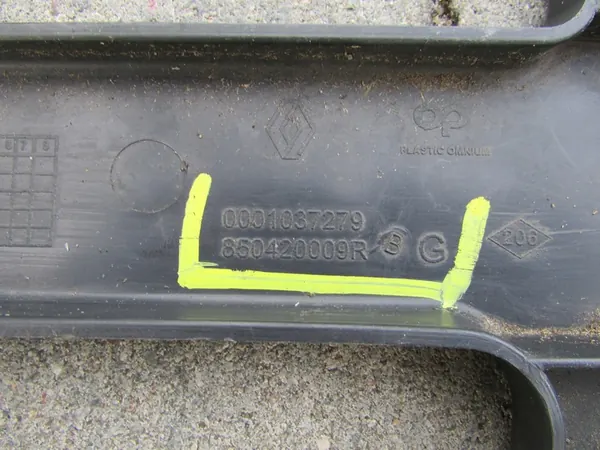 Clipe de para-choque traseiro esquerdo Renault Megane III OE 850420009R image 3