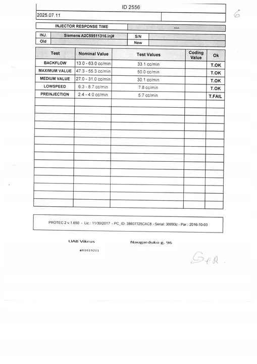 Injecteur de carburant Jaguar XF X250 2007 5U3Q9H529AA image 8