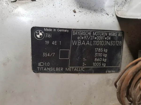 Kit de embreagem LUK BMW E46 E36 316i 318i M43B19 OEM 1223689 image 9