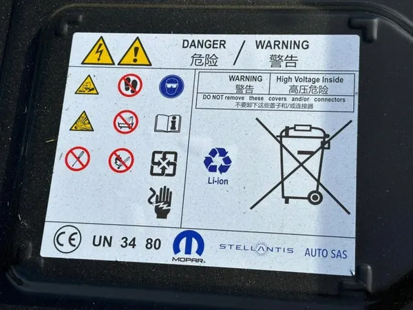 OEM W9871985280 Batteri 140Ah för Citroen E-C3 IV image 6