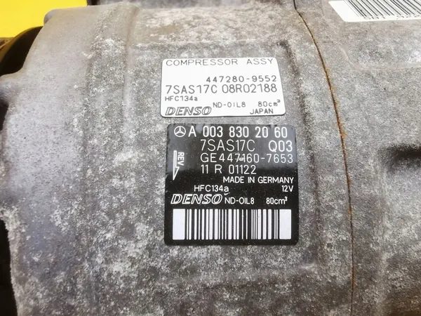 Compresor de aire acondicionado Mercedes-Benz V W447 2.2 CDI A0038302060 image 6