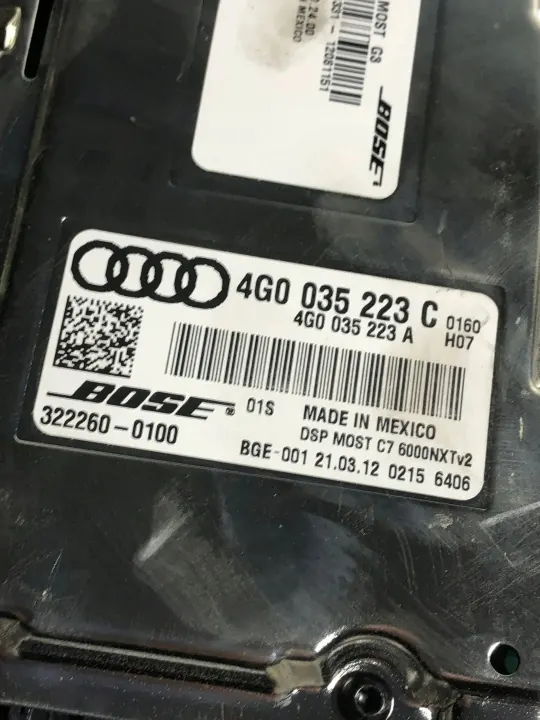 Amplificateur audio Audi A6 C7 OEM 4G0035223C image 4