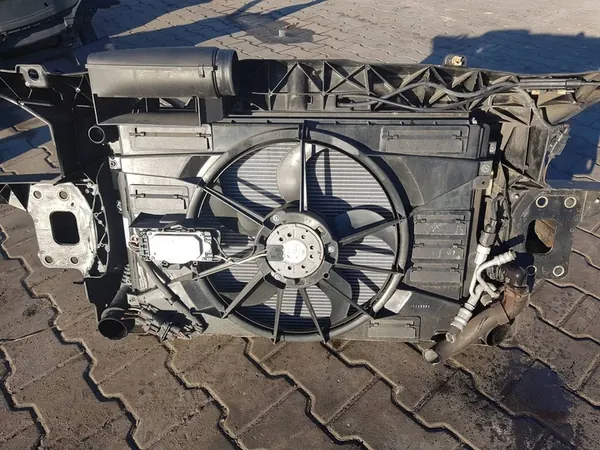 SEAT LEON 2 II LIFT 09-12 1.6 TDI Ventilador de Radiador Frontal OEM 1P0805588B image 4