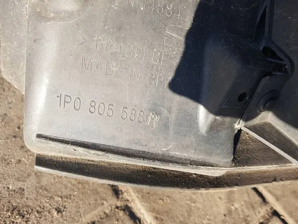 SEAT LEON 2 II LIFT 09-12 1.6 TDI Ventilador de Radiador Frontal OEM 1P0805588B image 8