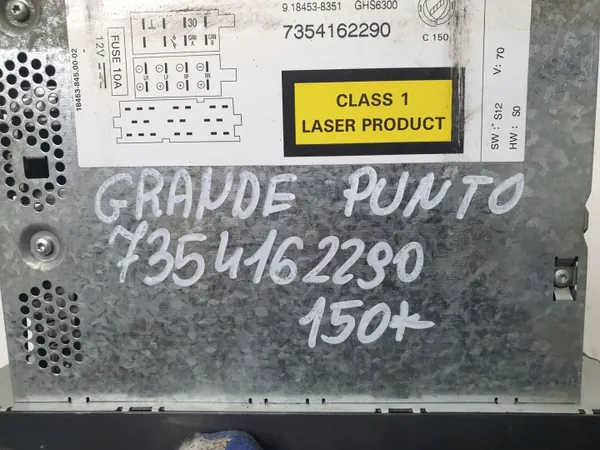 Fiat OE CD-radio OEM 7354162290 - Käytetty image 7