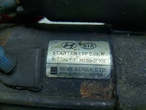 Motor de arranque 36100-2F000 KIA SPORTAGE 3 III 2.0 CRDI image 7