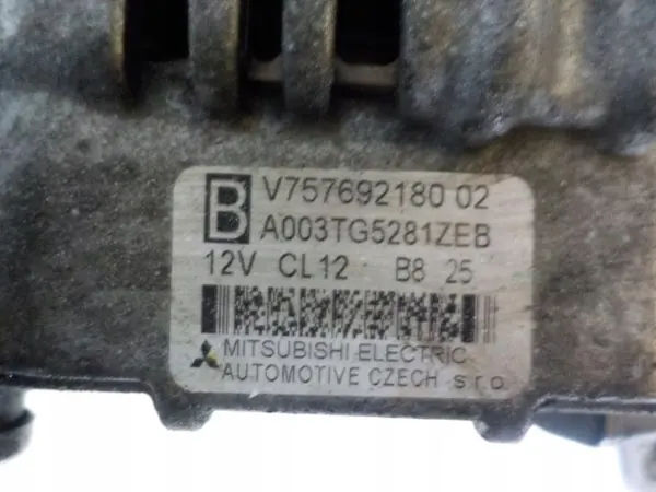 Alternador PEUGEOT 308 1.6 16V B V75769218002 image 2
