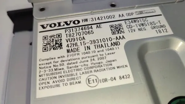 OEM 31374694 31421002 CD-wisselaar voor Volvo image 4