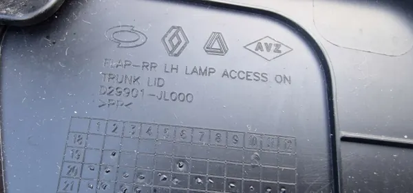 OEM RENAULT ARKANA OSŁONA TAPICERKA BLENDA KLAPY TYŁ SCS image 8