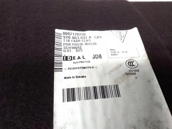 Porsche Cayenne tavaratilan matto OEM 9Y0863697A image 6