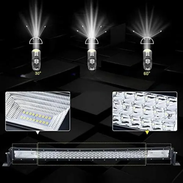 Barre LED Courbe 52" 675W - OEM YY-03-7D-675-C FBM image 7