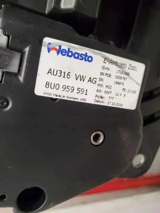 Techo Solar Audi Q3 8U OEM 8U0959591 - Usado image 4