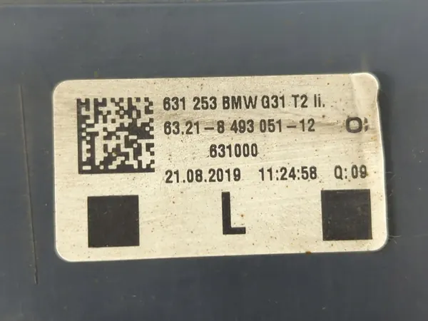 Luz trasera izquierda para BMW 631341L image 8