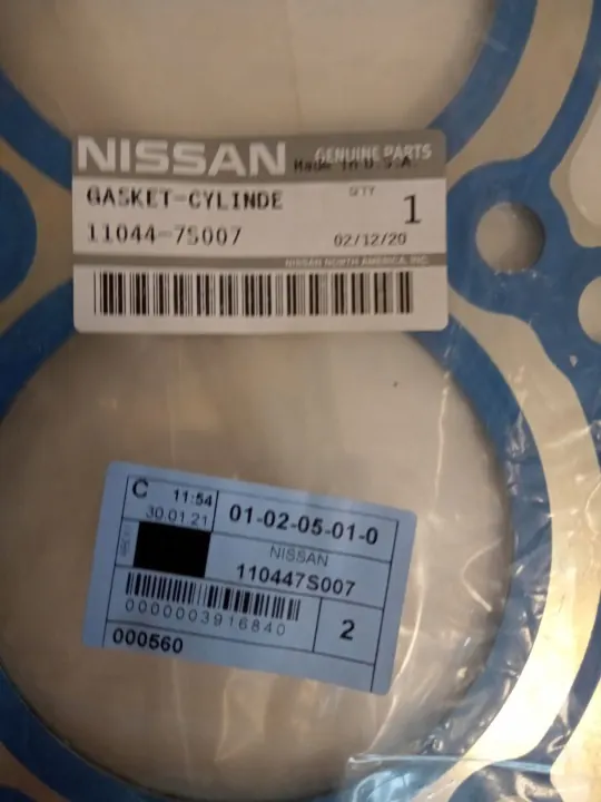 Junta de culata izquierda OEM 11044-7S007 Infiniti QX56 image 4