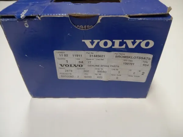 Bromsbelägg bak OEM 31445621 för Volvo S90 V90 image 4
