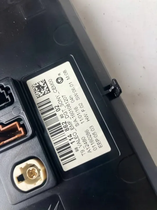 Écran de navigation Peugeot 308 T9 OEM 981148628002 image 3