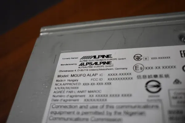 Radio Navigation Alpine OEM 5A5E65855 pour BMW Série 1 image 3