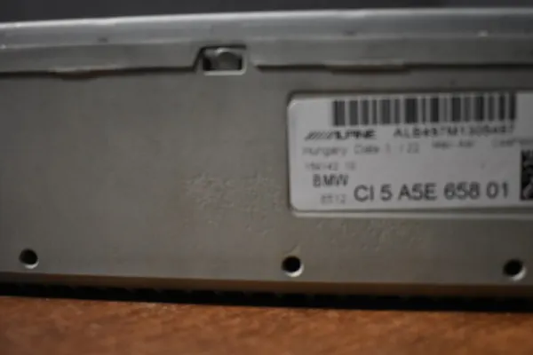 Radio Navigation Alpine OEM 5A5E65855 pour BMW Série 1 image 4