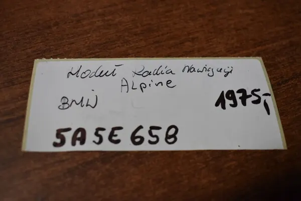 Radio Navigation Alpine OEM 5A5E65855 pour BMW Série 1 image 5