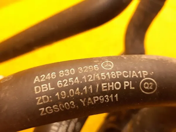Complete waterslang Mercedes-Benz B W246 A2468303296 image 3