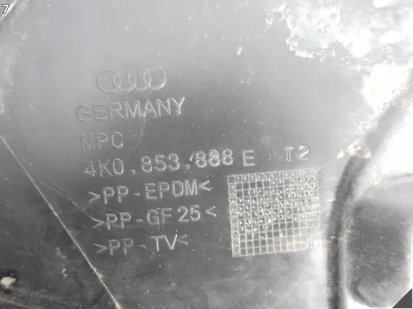 AUDI A6 S6 C8 Wheel Arch Cover Right Front OEM 4K0853888E image 8