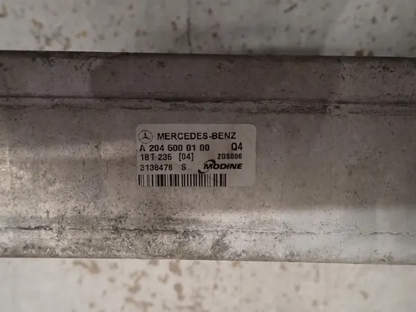 Intercooler MERCEDES C-KLASA W204 2007- A2045000100 image 2